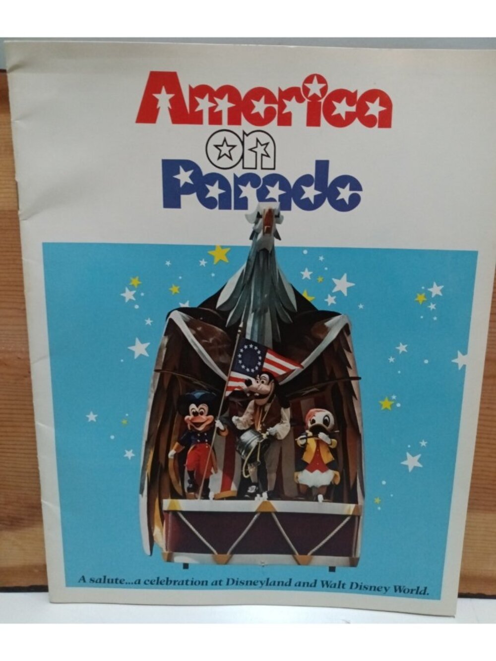 1975 WDW Disney America on Parade Souvenir Event Program USA Bicentennial